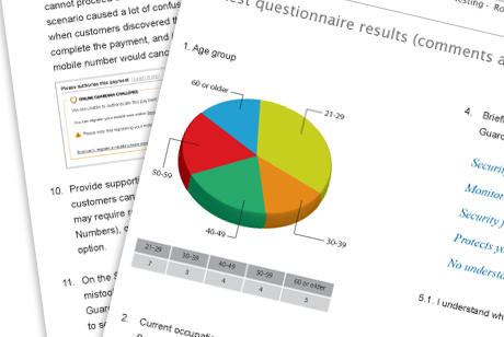 User Testing report 01